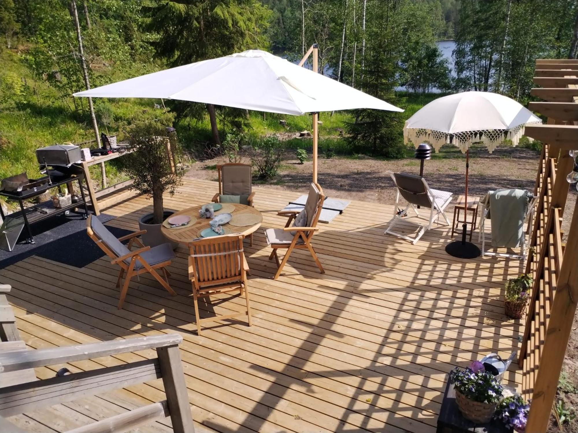 אספו Sauna Cabin In The Heart Of Nuuksio National Park - Moekki Nuuksiossa מראה חיצוני תמונה