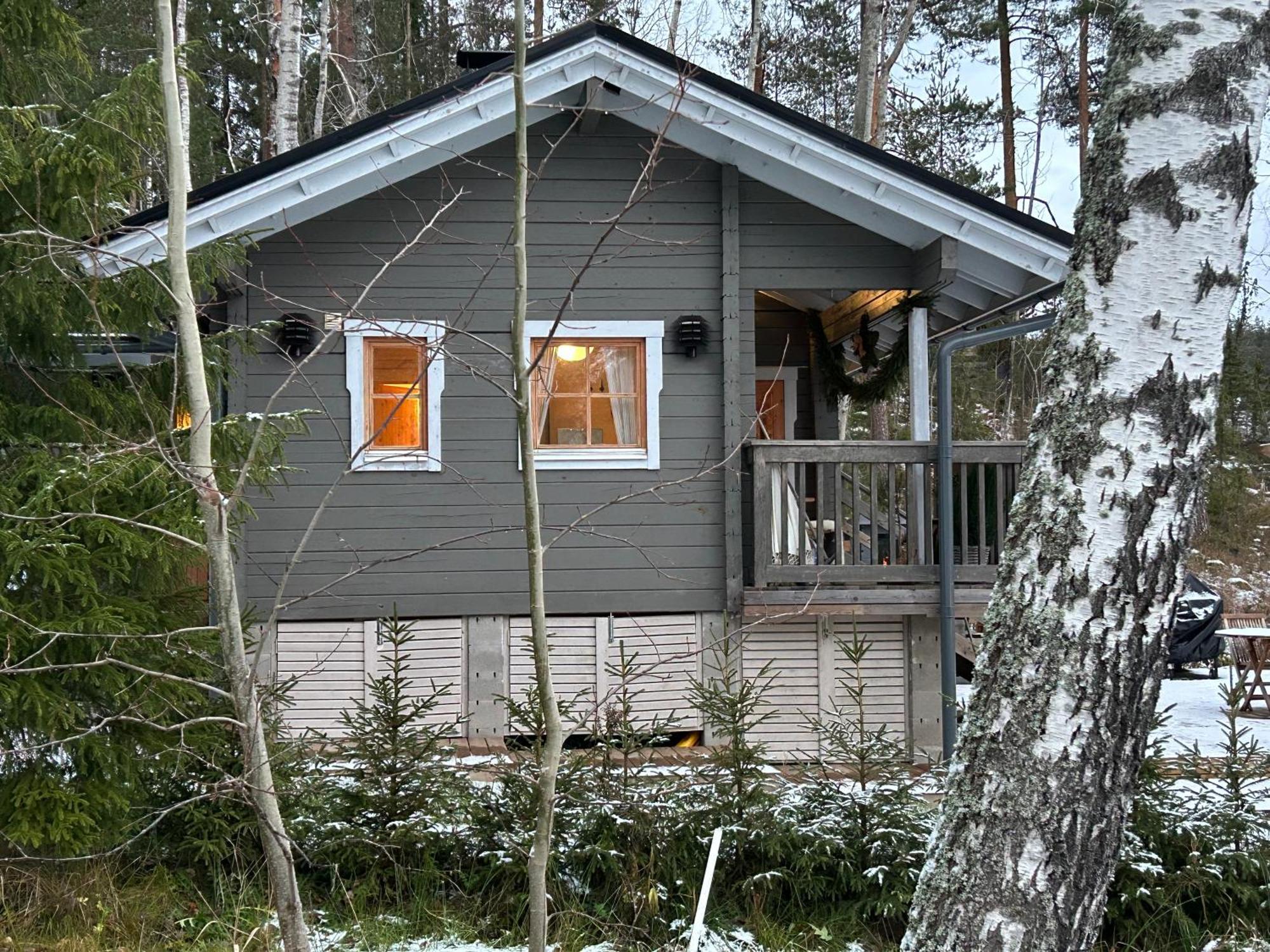 אספו Sauna Cabin In The Heart Of Nuuksio National Park - Moekki Nuuksiossa מראה חיצוני תמונה