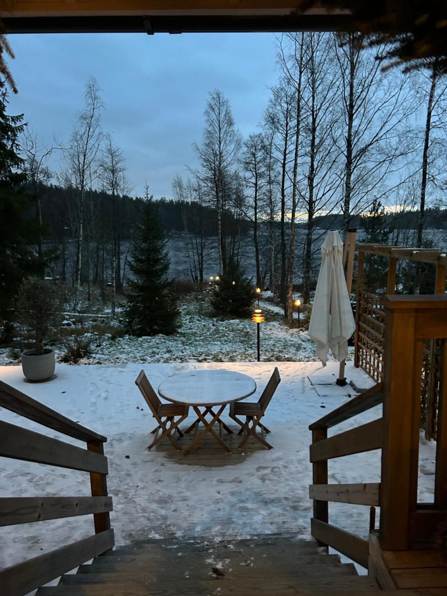 אספו Sauna Cabin In The Heart Of Nuuksio National Park - Moekki Nuuksiossa מראה חיצוני תמונה