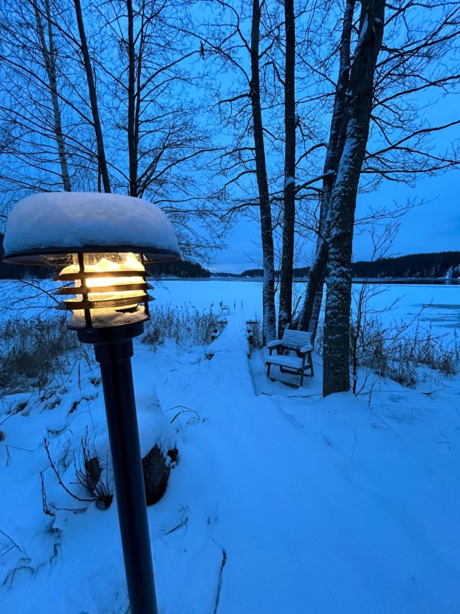 אספו Sauna Cabin In The Heart Of Nuuksio National Park - Moekki Nuuksiossa מראה חיצוני תמונה