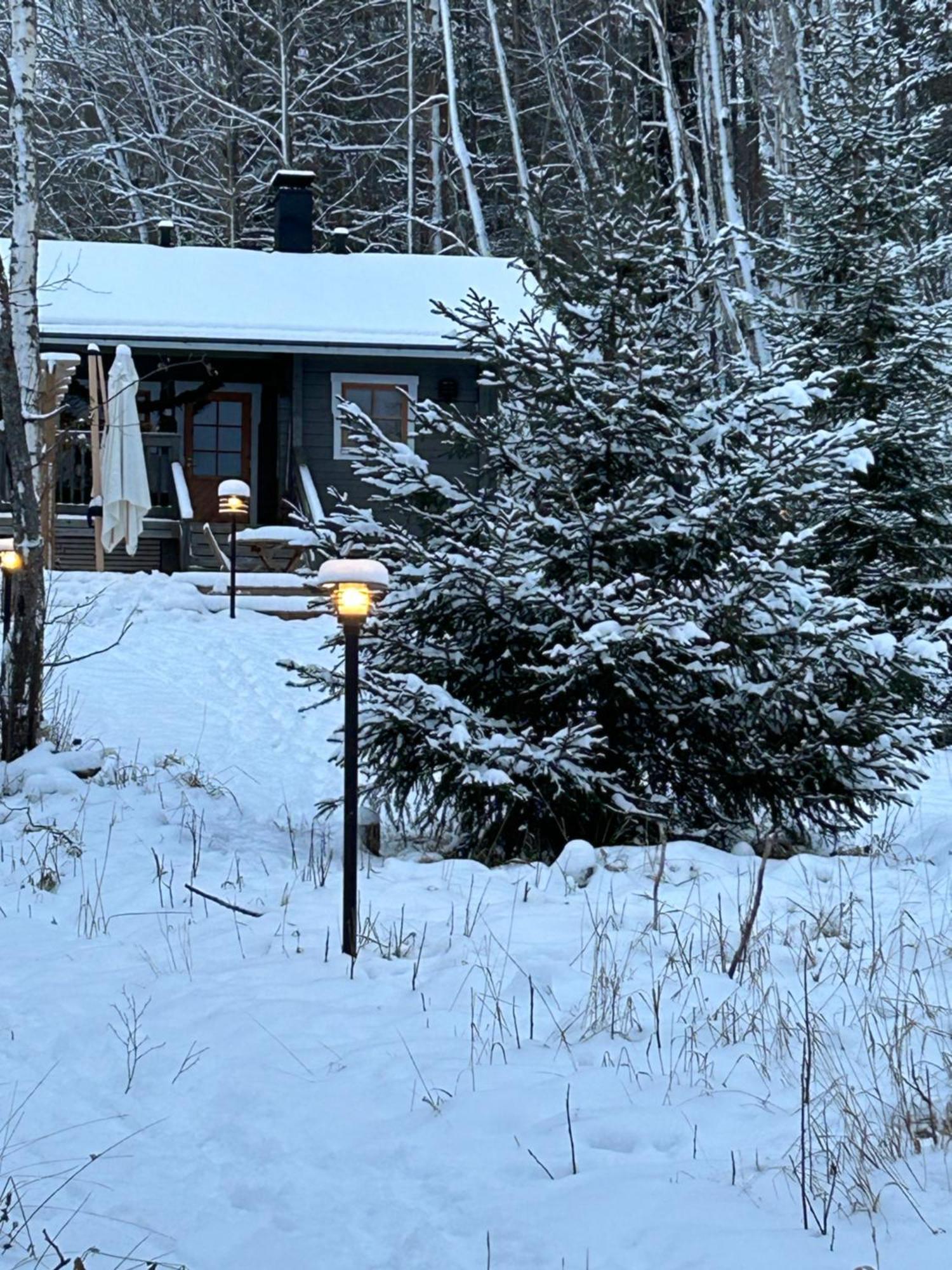 אספו Sauna Cabin In The Heart Of Nuuksio National Park - Moekki Nuuksiossa מראה חיצוני תמונה